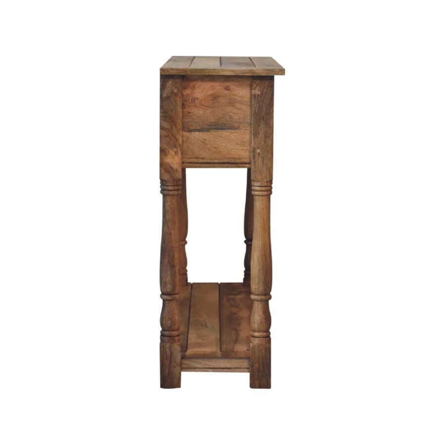 Wooden bar stool isolated on white background