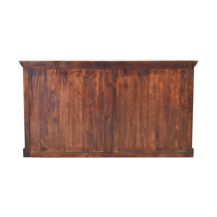 Wooden bar counter isolated on white background.
