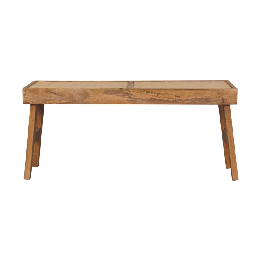 Open Rattan Bench - Image 2