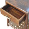 Regency Woven Shelf Nightstand - Image 7