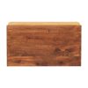 Buffalo Hide Pull out Honey Caramel Shoe Storage Bench - Image 10