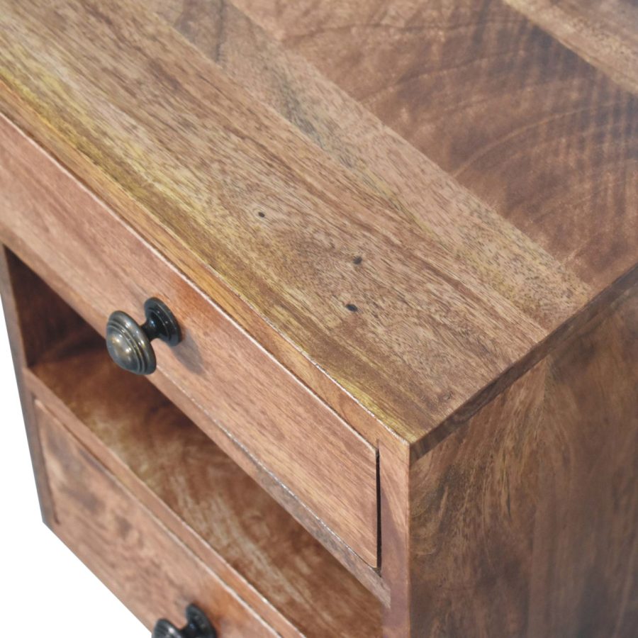 Mini Classic Multi Honey Caramel Bedside - Image 6