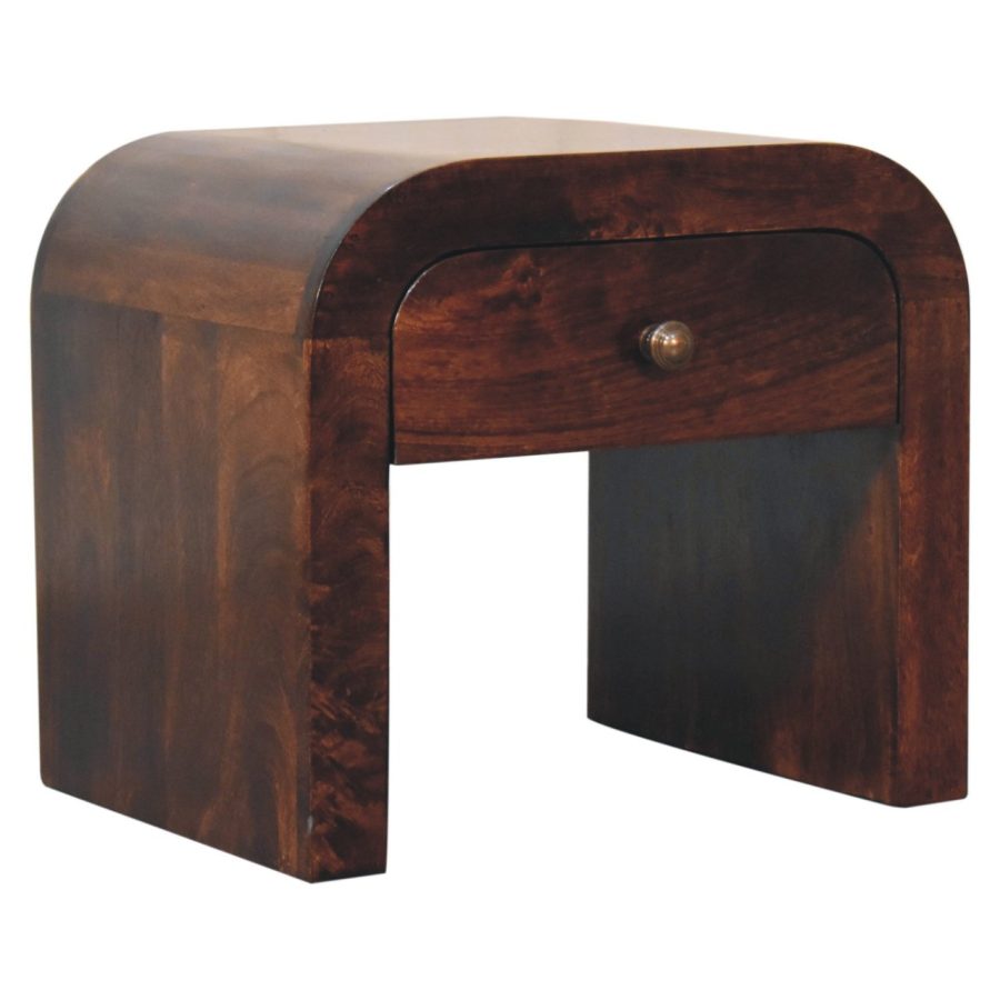 California Walnut Disc Bedside - Image 12