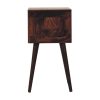 Mini 2 DrawerCalifornia Walnut Bedside - Image 10