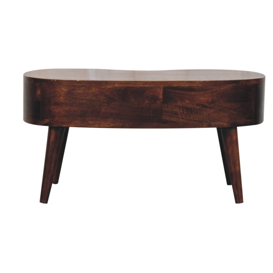 California Walnut Wave Coffee Table - Image 10