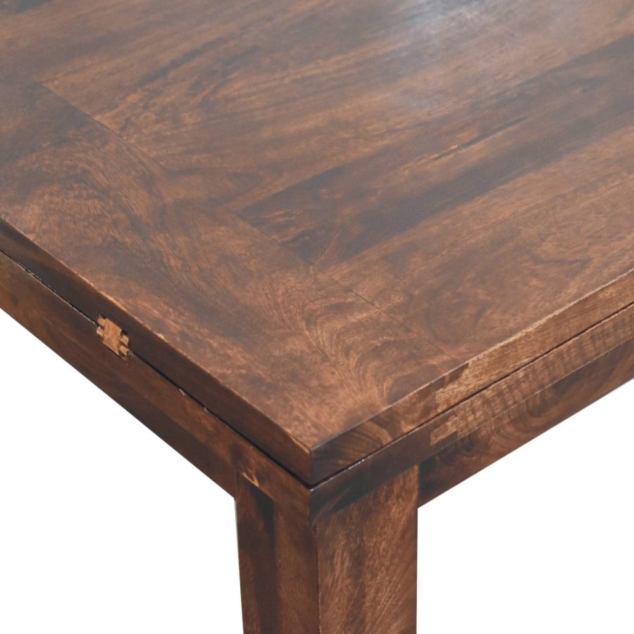 California Walnut Extendable Butterfly Dining Table - Image 6