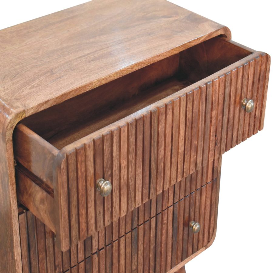Honey Caramel T-bar Ridged Chest - Image 7