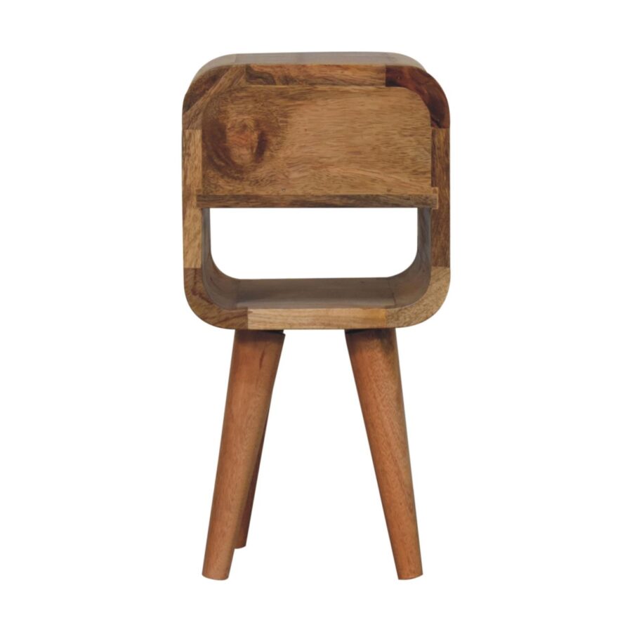 Extra Mini Oak-ish Curve Lower Bedside - Image 10