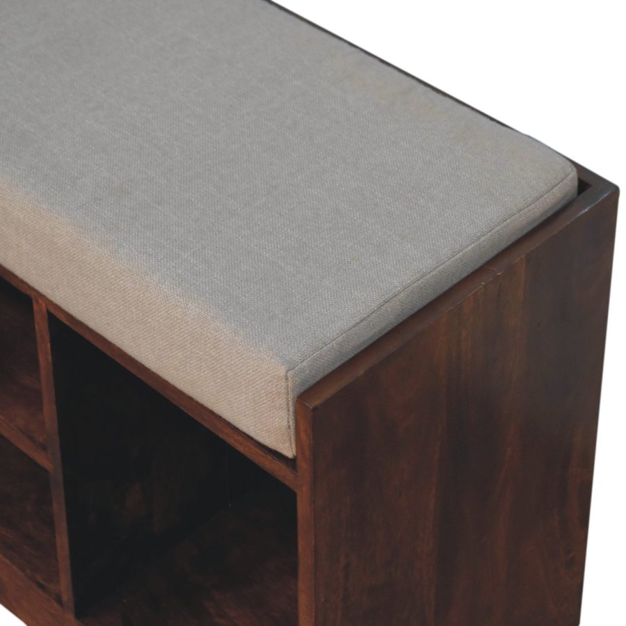 Retreat Chestnut Shoe Bench - Image 7
