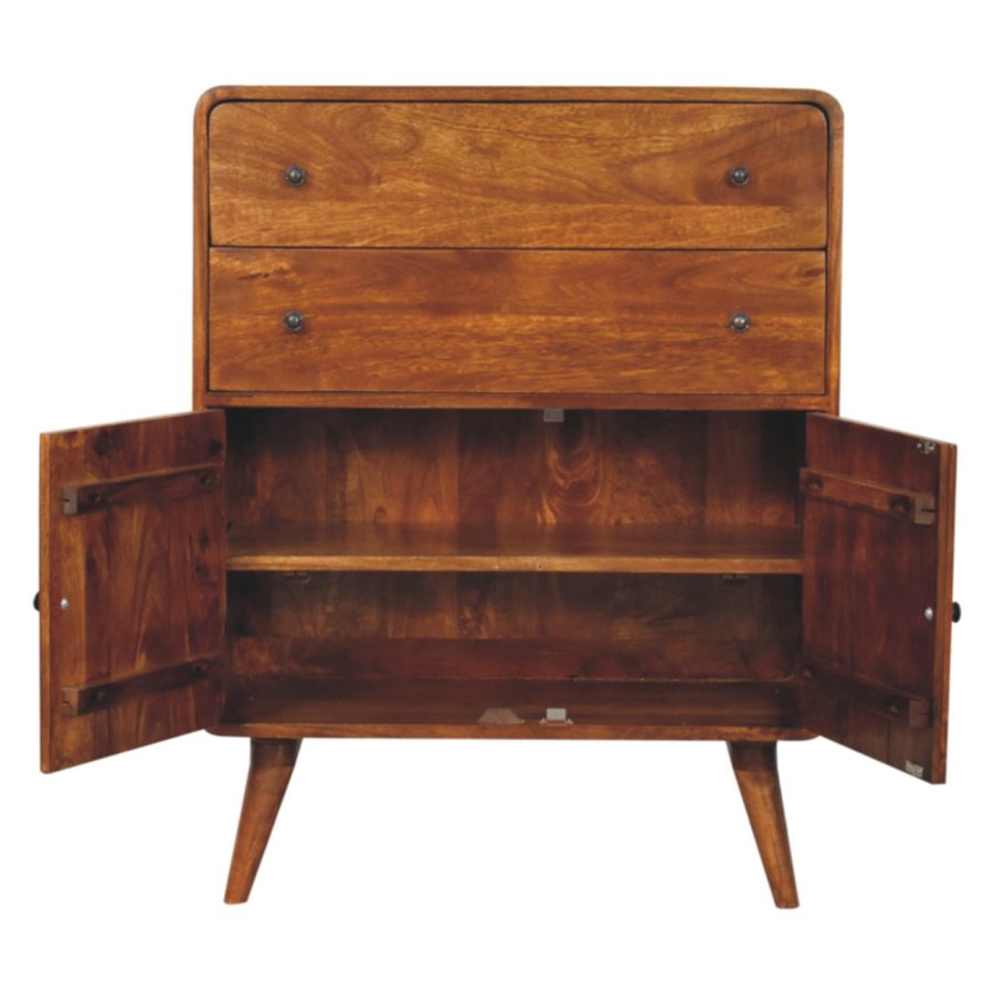 Curved Nordic Charm Cabinet - Image 8