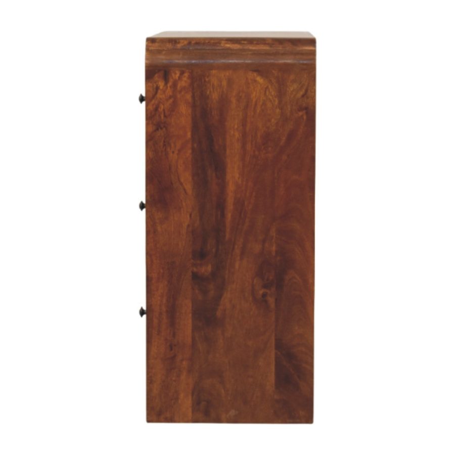 Newton Chestnut 3 Drawer Chest - Image 8
