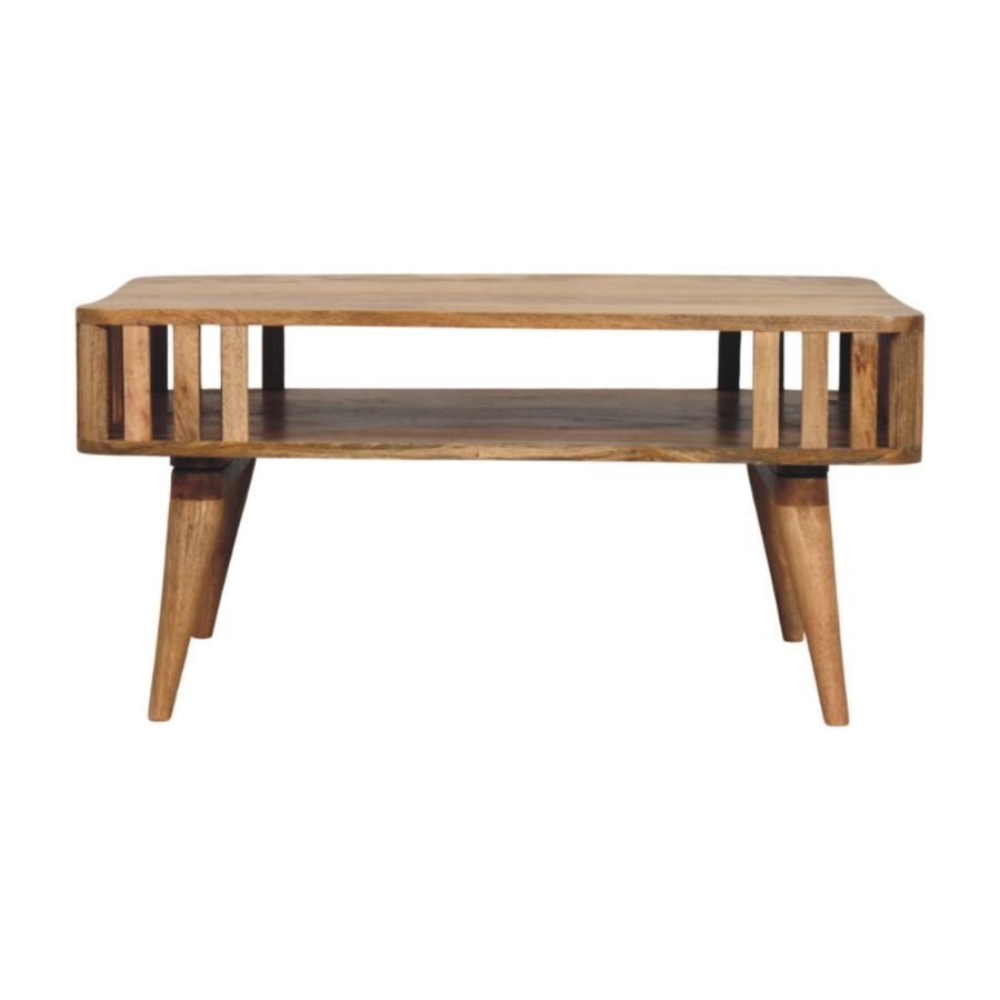 Slatted Oak-ish Coffee Table