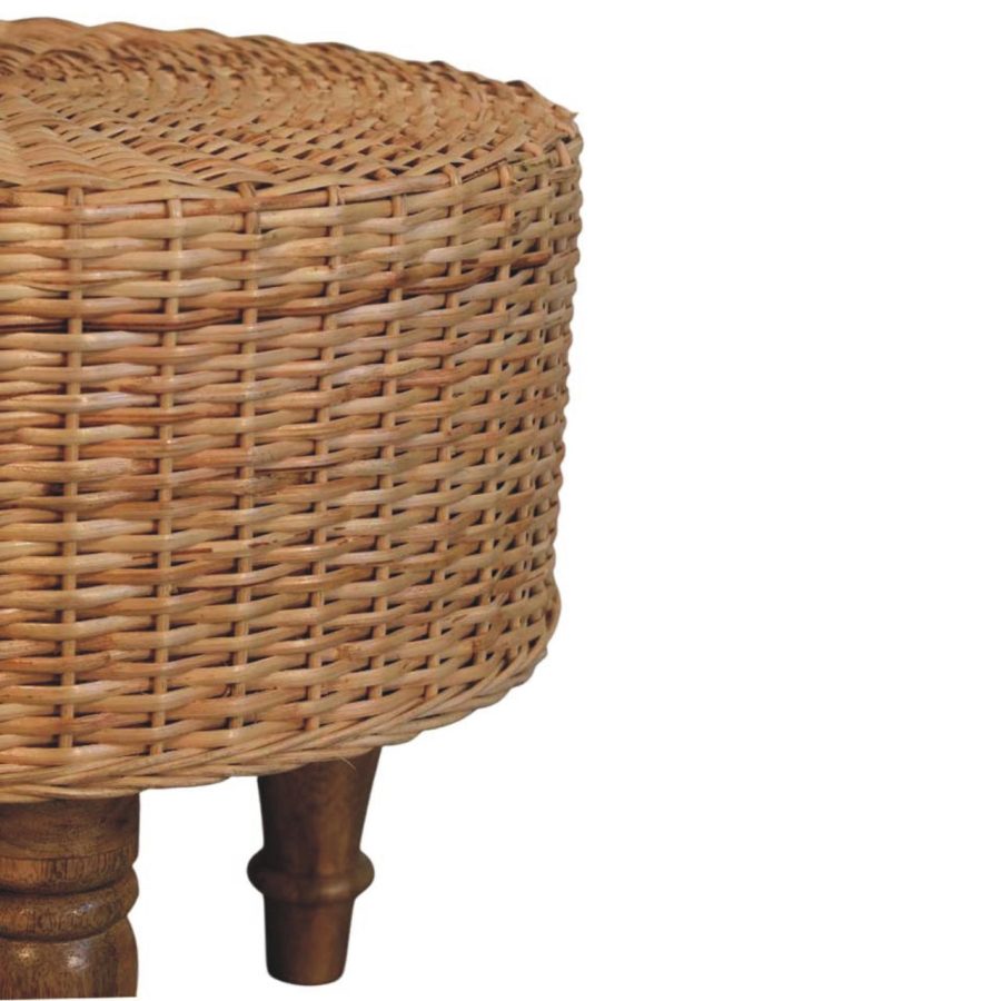 Regency Round Woven Stool - Image 5