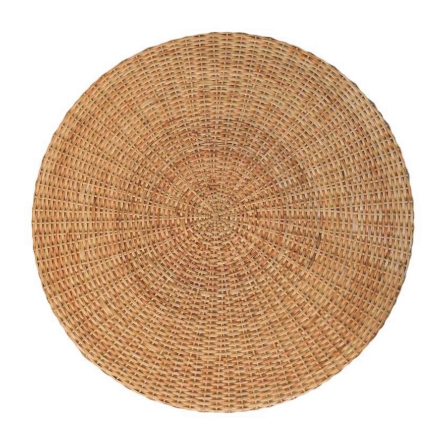 Regency Round Woven Coffee Table with Ball Feet - Image 6
