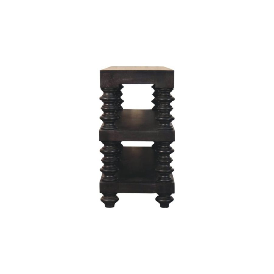 Spindle Shelf Console in Carbon Ash - Image 7