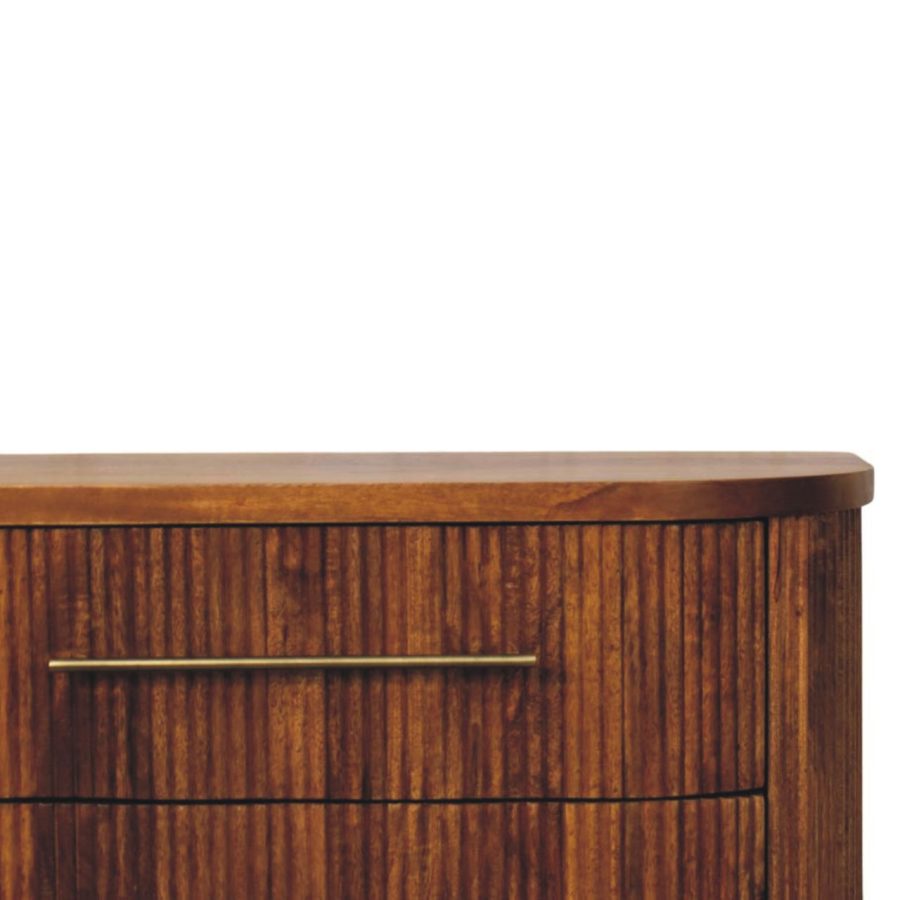 Emerson Ribbed 3-Drawer Chest - Image 4