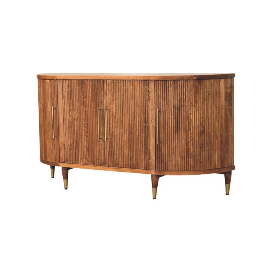 Ravello Curved 4-Door Sideboard - Image 2