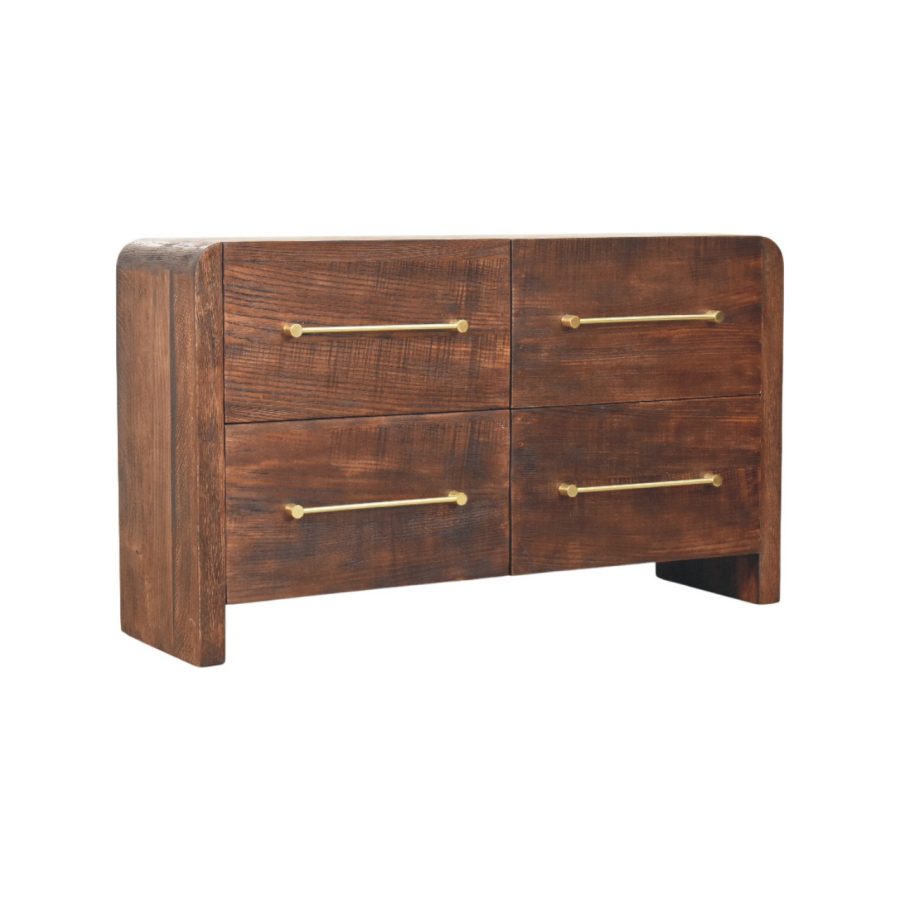 Copenhagen 4-Drawer Chest in Smoked Oak - Image 3