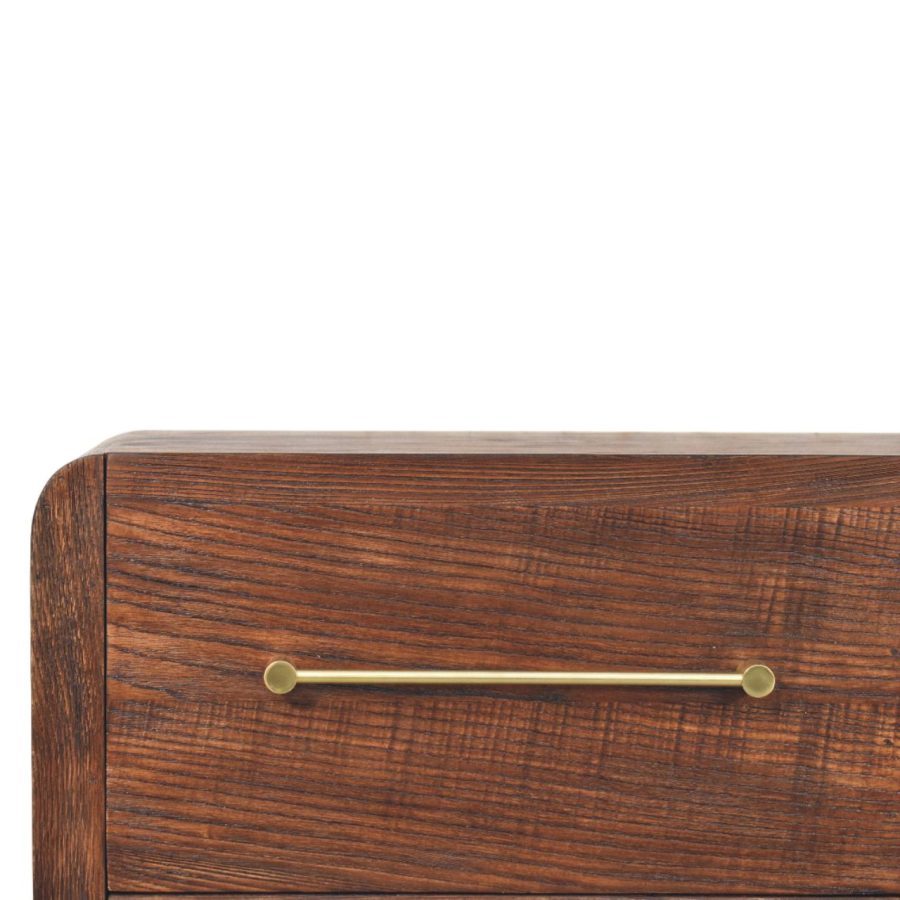 Copenhagen 4-Drawer Chest in Smoked Oak - Image 4