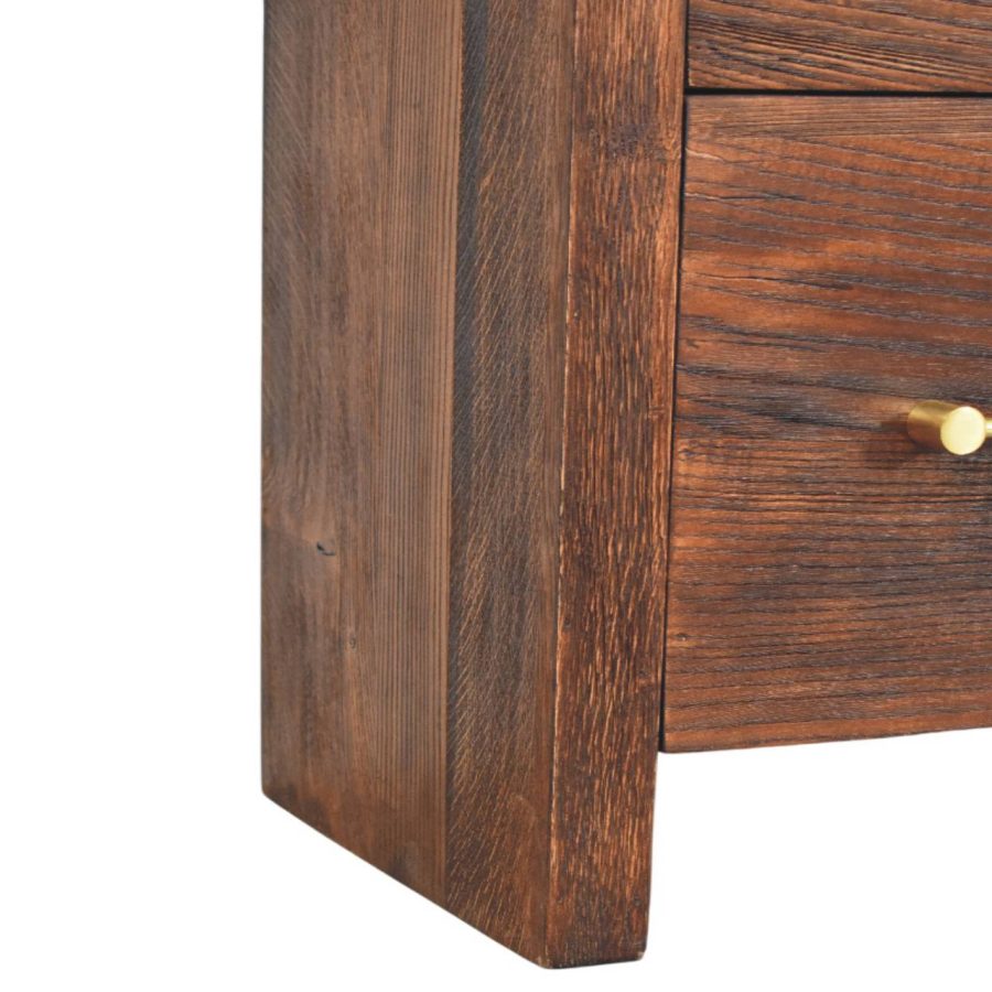 Copenhagen 4-Drawer Chest in Smoked Oak - Image 7