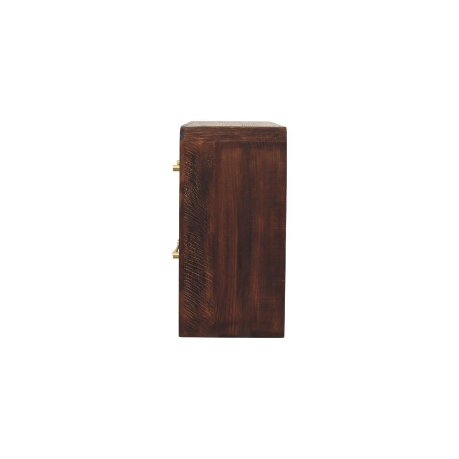 Copenhagen 4-Drawer Chest in Smoked Oak - Image 8