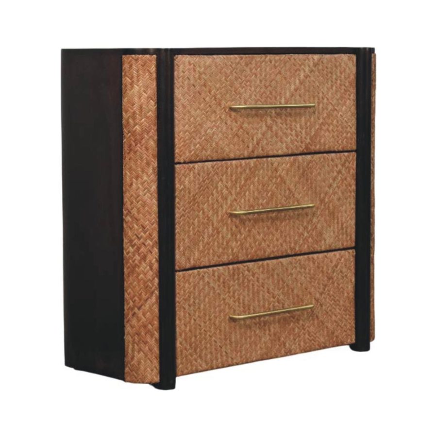 Havana Weave 3 Drawer Chest - Image 2