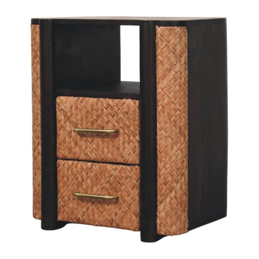 Rattan Curve Edge Nightstand - Image 4