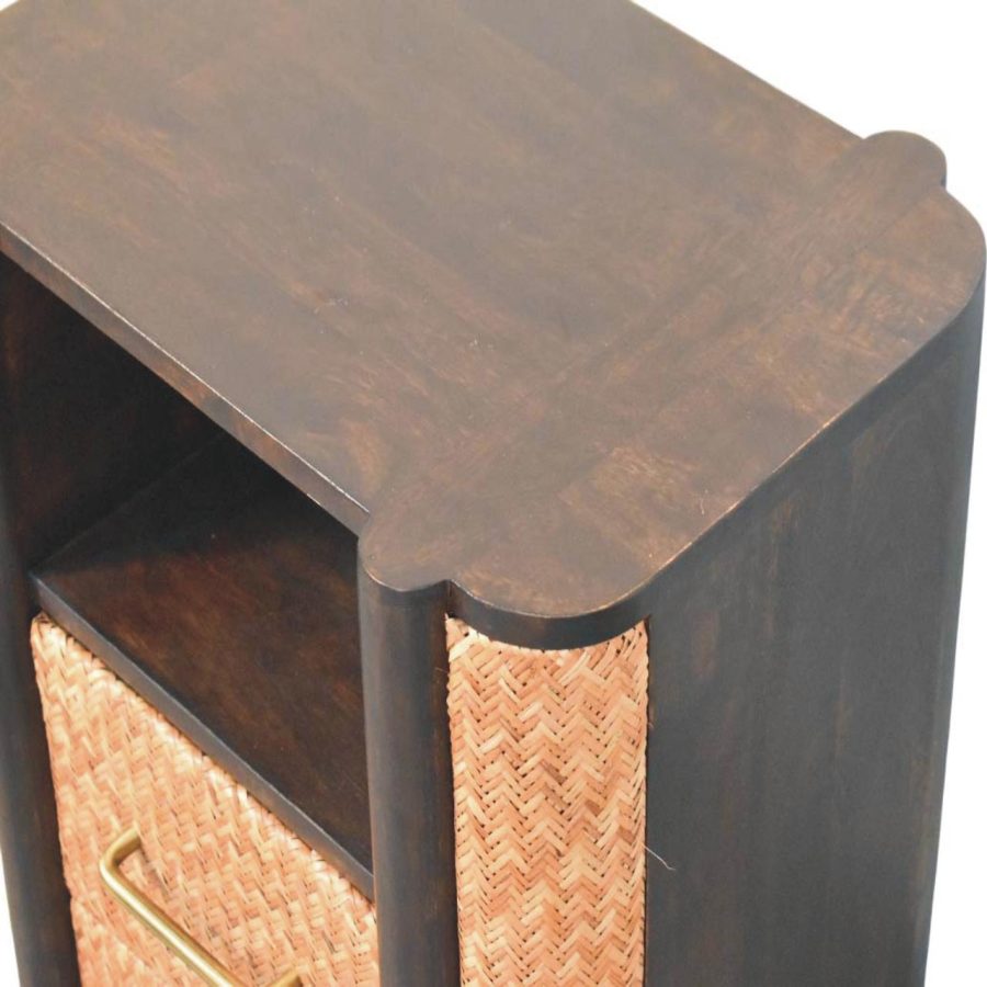 Rattan Curve Edge Nightstand - Image 6