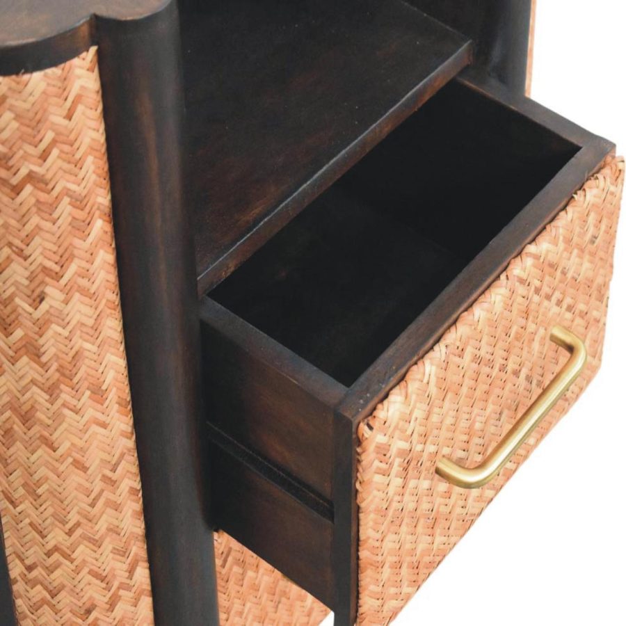 Rattan Curve Edge Nightstand - Image 7