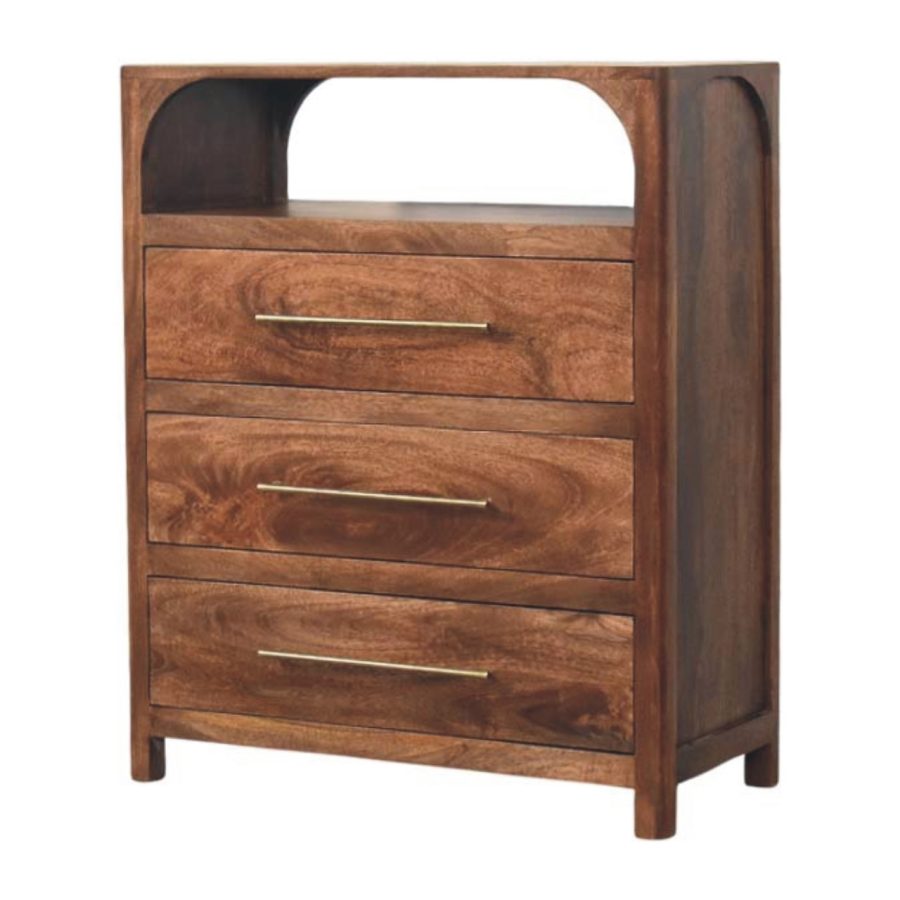 Arc-Line 3 Drawer Chest - Image 2