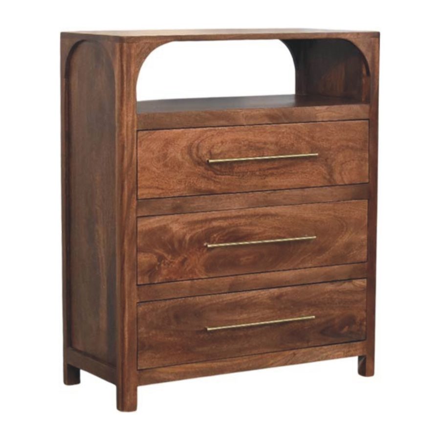 Arc-Line 3 Drawer Chest - Image 3
