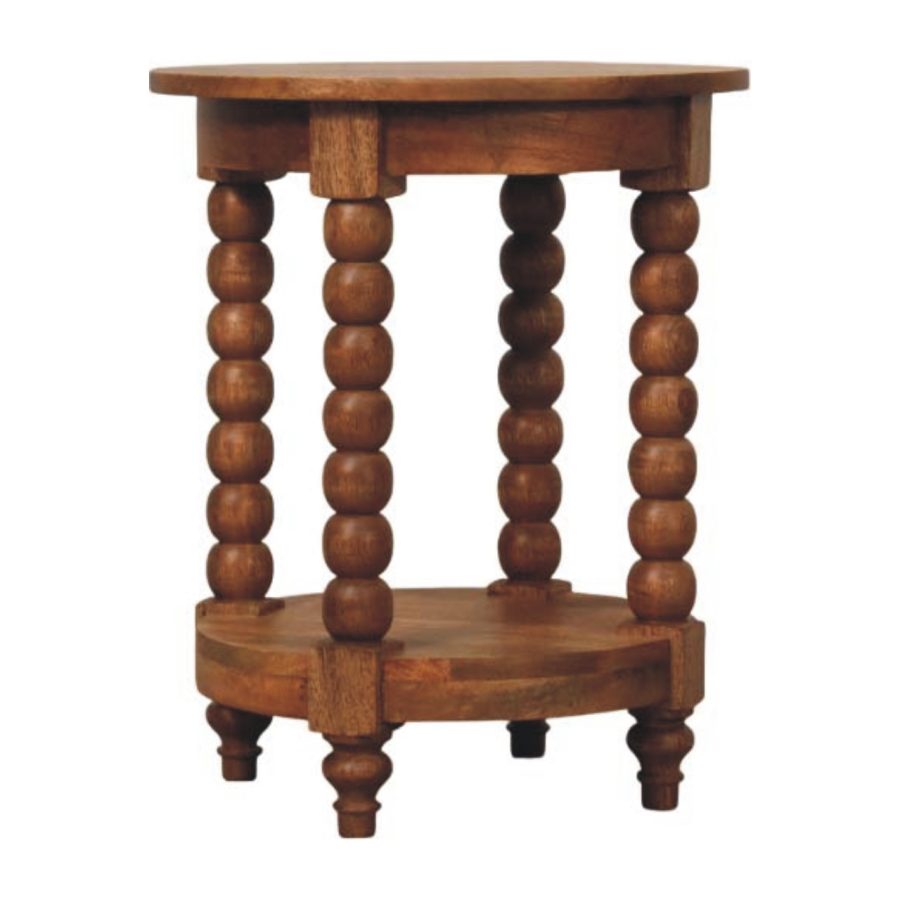 Barley Twist Round Side Table - Image 2