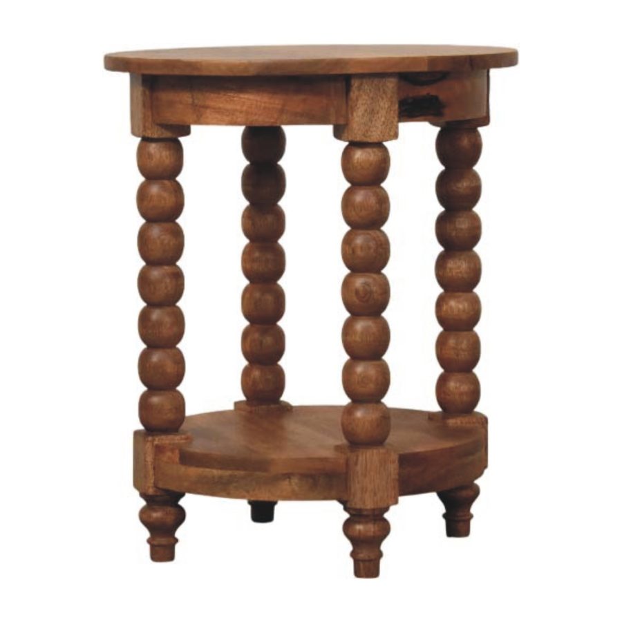 Barley Twist Round Side Table - Image 3