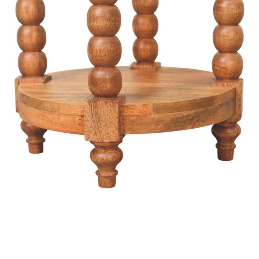 Barley Twist Round Side Table - Image 8