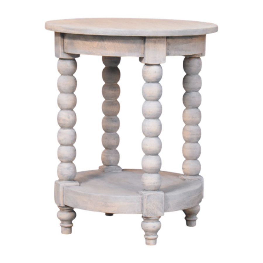 Ellsworth Round Side Table in Acid Wash - Image 3
