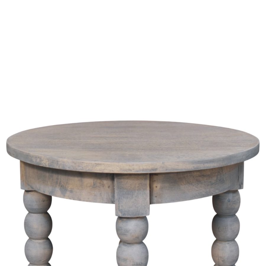 Ellsworth Round Side Table in Acid Wash - Image 4
