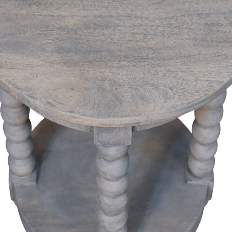 Ellsworth Round Side Table in Acid Wash - Image 5