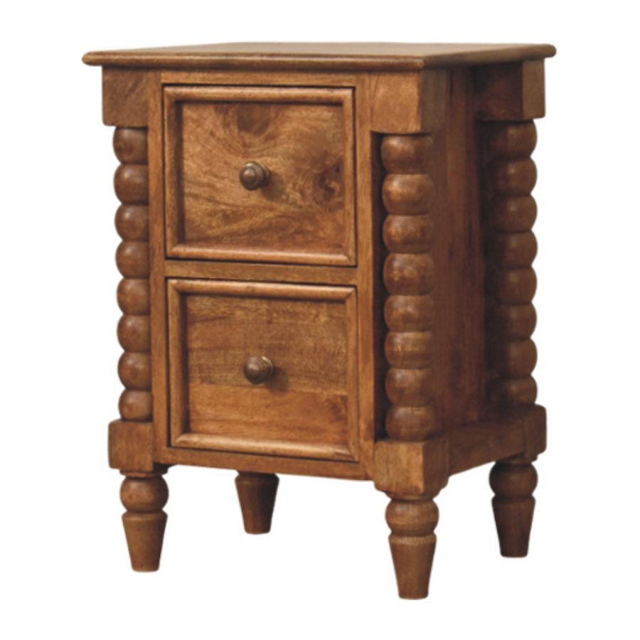 Barley Twist 2-Drawer Bedside - Image 2