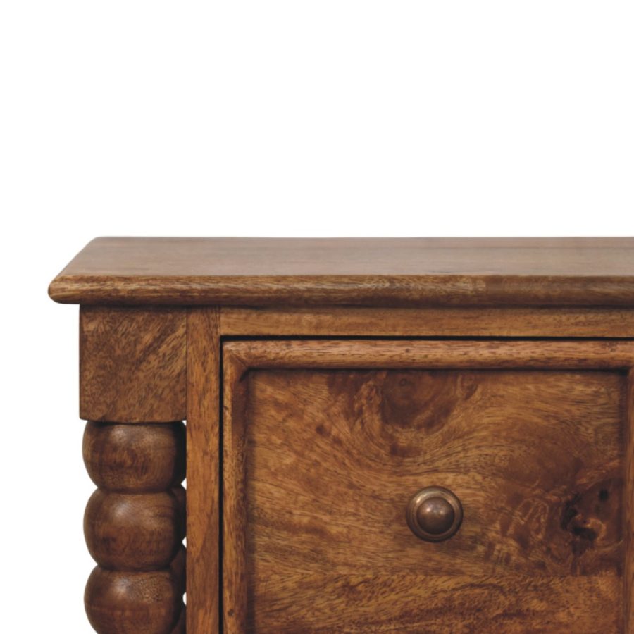 Barley Twist 2-Drawer Bedside - Image 4