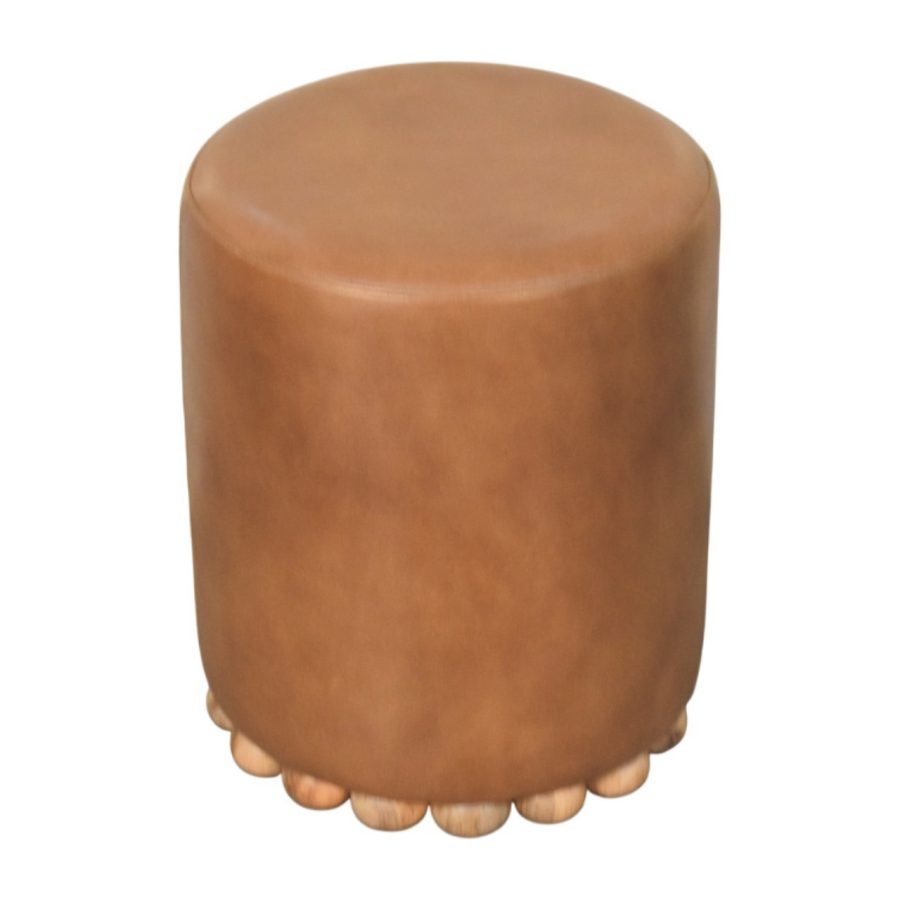 Bola Leather Stool - Image 3