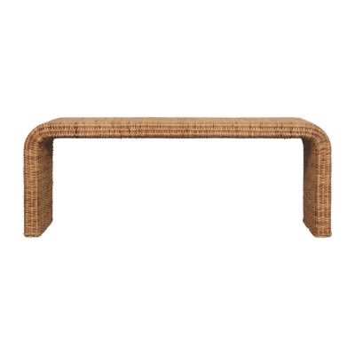 Rattan Weave Bench