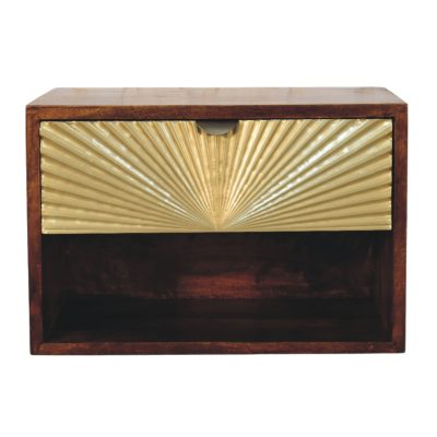 Sunburst Wall-Mounted Bedside