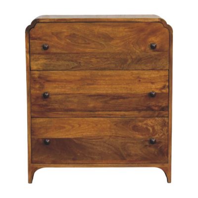 scalloped edge chest