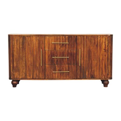 chestnut curve sideboard