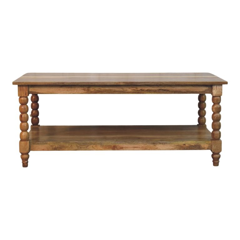 spindle bobbin coffee table